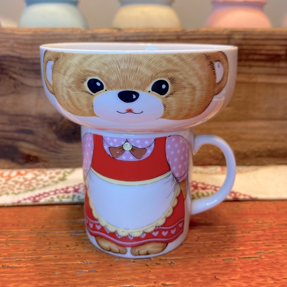 Japan Stacking Bowl Cup Bear